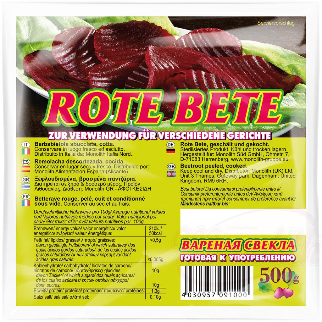 Rote Bete – gekocht & geschält