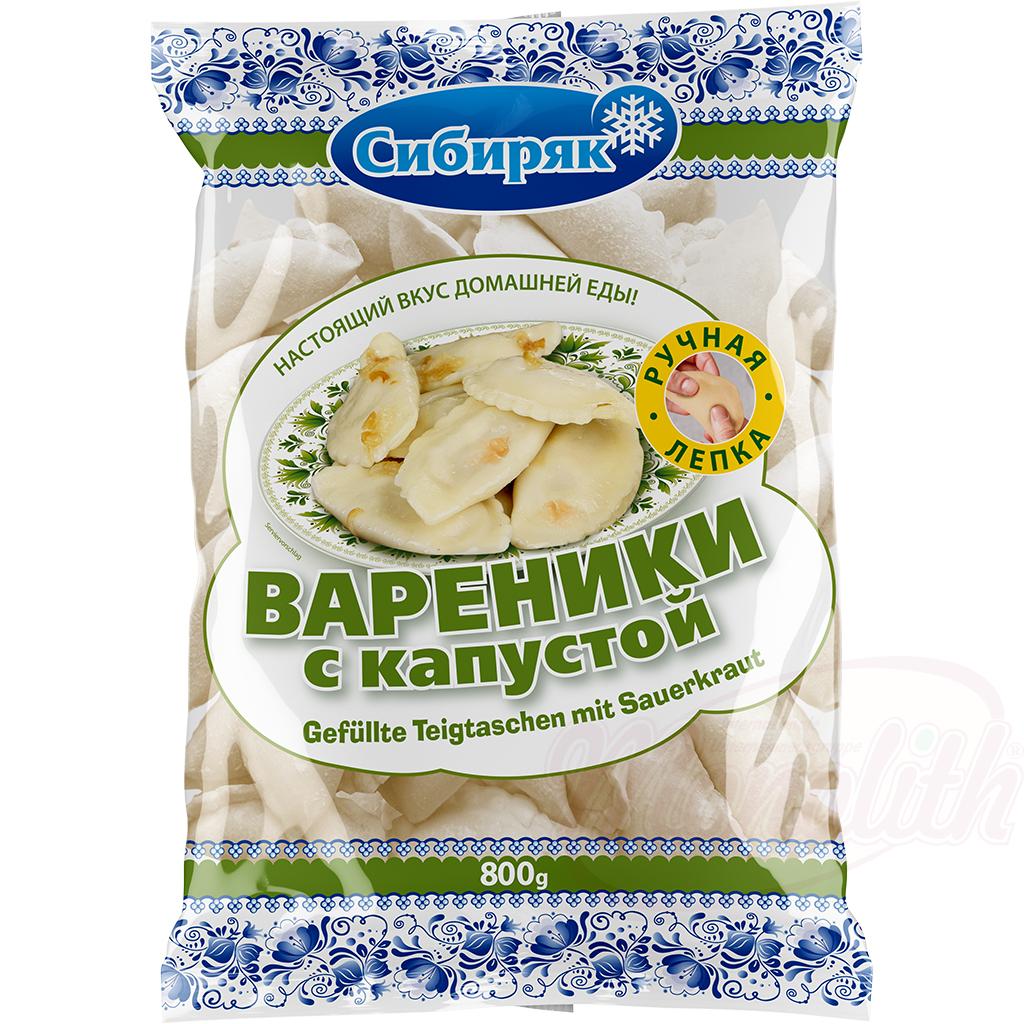 Wareniki mit Sauerkraut (40 %) – Handgemacht – 800 g