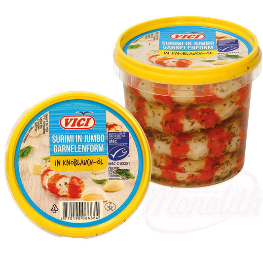 Surimi-Garnelen in Knoblauchöl – 320 g