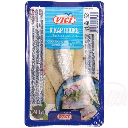 Gesalzene Heringsfilets „K kartoshke“ – 240 g