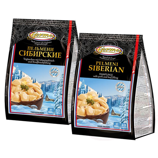 Sibirische Pelmeni mit Schweine- & Rindfleisch – 500 g