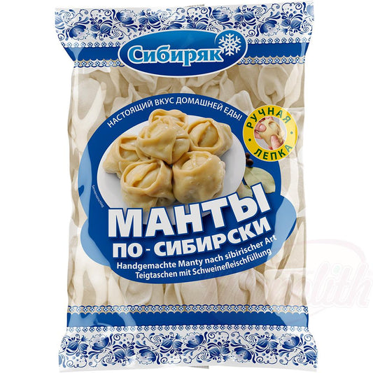 Manty mit Schweinefleisch – Handgemacht – 1000 g
