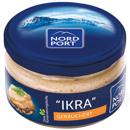 Brotaufstrich „IKRA“ mit geräuchertem Capelin- & Heringsrogen – 165 g
