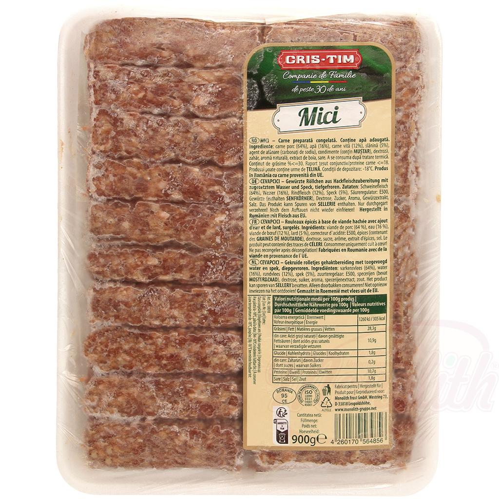 Cevapcici Hackfleischröllchen aus Schweine- und Rindfleisch – 900g (tiefgefroren)