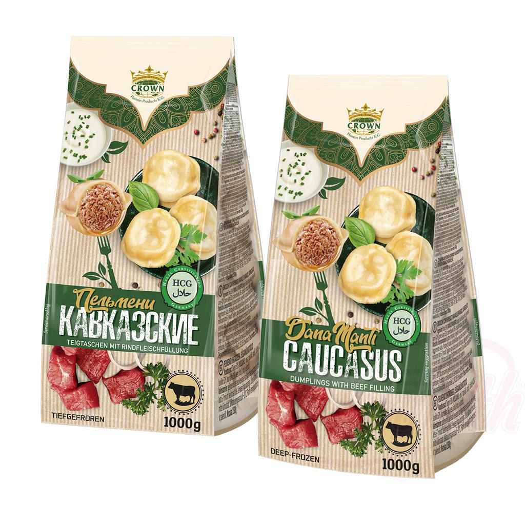 Halal Pelmeni „Kawkazskie“ mit Rindfleisch – 1000 g