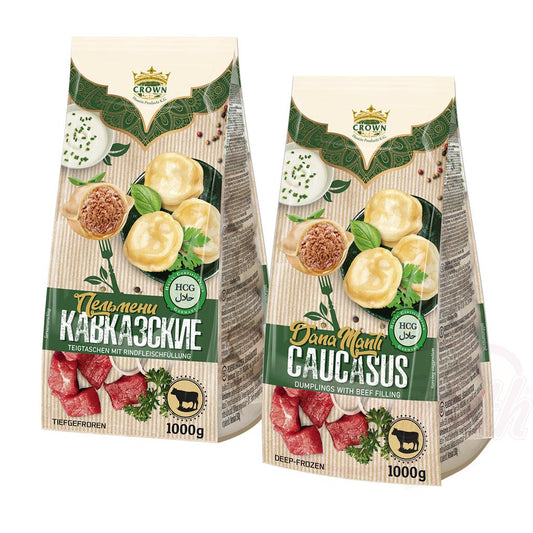 Halal Pelmeni „Kawkazskie“ mit Rindfleisch – 1000 g