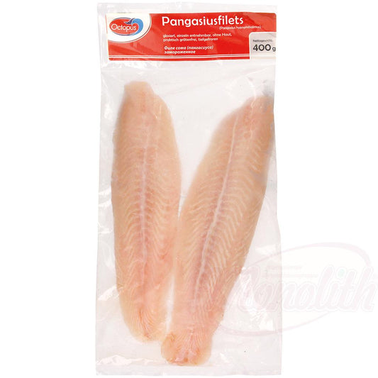 Pangasiusfilet (Pangasius hypophthalmus), ohne Haut, tiefgefroren, glasiert, einzeln entnehmbar