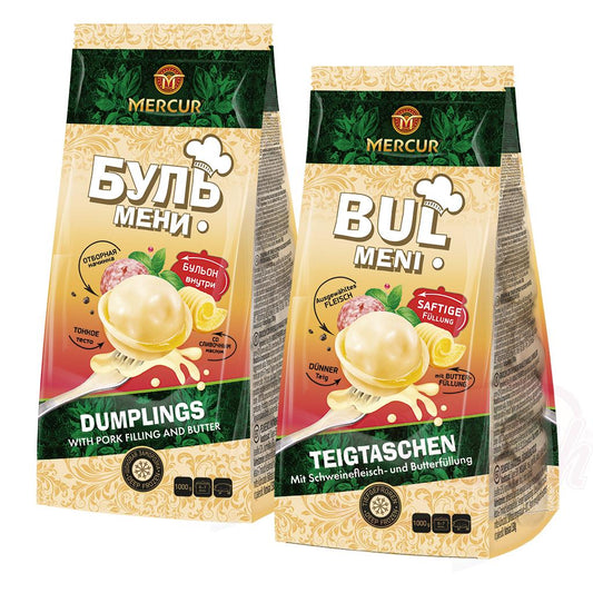 Bulmeni mit Schweinefleisch & Butter – 1000 g