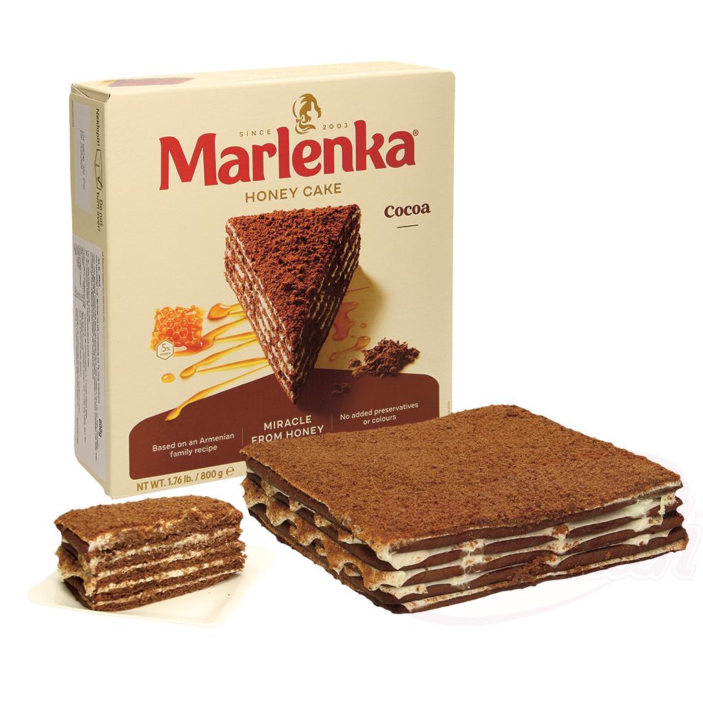 Torte „Marlenka Kakao“ mit Honig & Kakao-Cremefüllung – 800 g